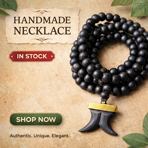 Puligoru Karungali Mala 8MM original ebony wood beads with government lab certification for men and women spiritual use